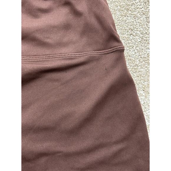 Wilo The Label Chocolate Brown Flare High Rise Leggings Medium - Picture 8 of 10